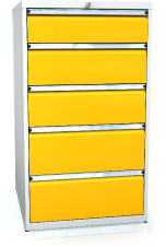 Drawer cabinet 1240 x 710 x 750 - 5x drawers